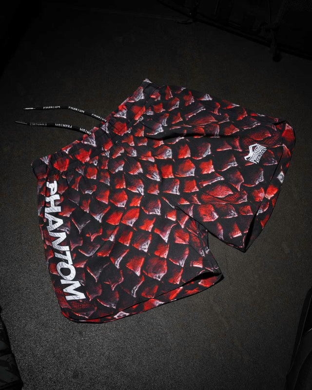 Phantom Athletics MMA Shorts Fusion – Rot Dragon