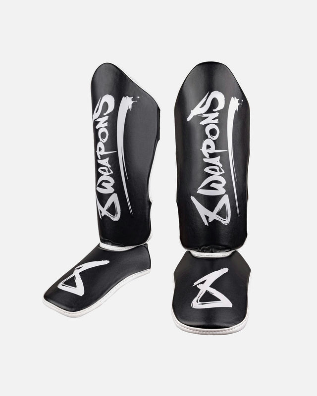 8 WEAPONS Shin guards Unlimited 2.0 – Black/White