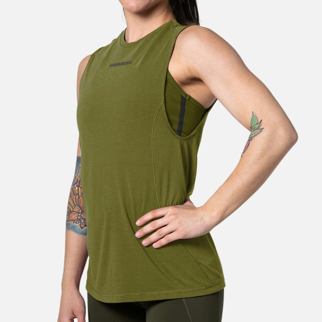 Hayabusa Tanktop Damer - Olivengrøn