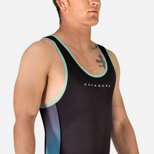 Singlet de lutte Hayabusa Surge – Bleu