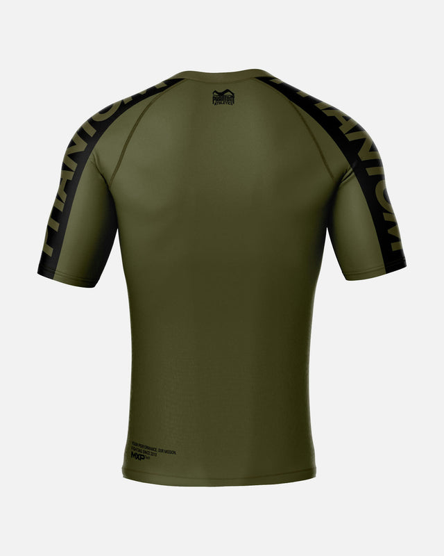Rashguard Phantom Athletics EVO Apex Maniche Corte - Army