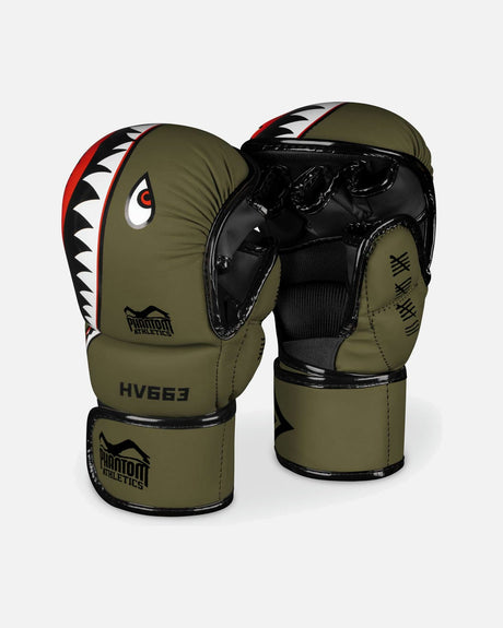 Gants de MMA Phantom Athletics Fight Squad – Vert militaire