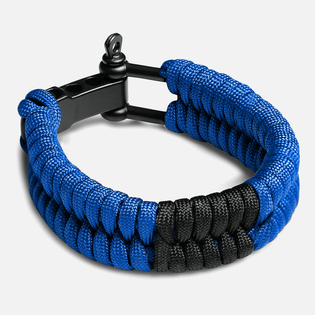 Pulsera de Paracord Hayabusa para Jiu Jitsu – Azul