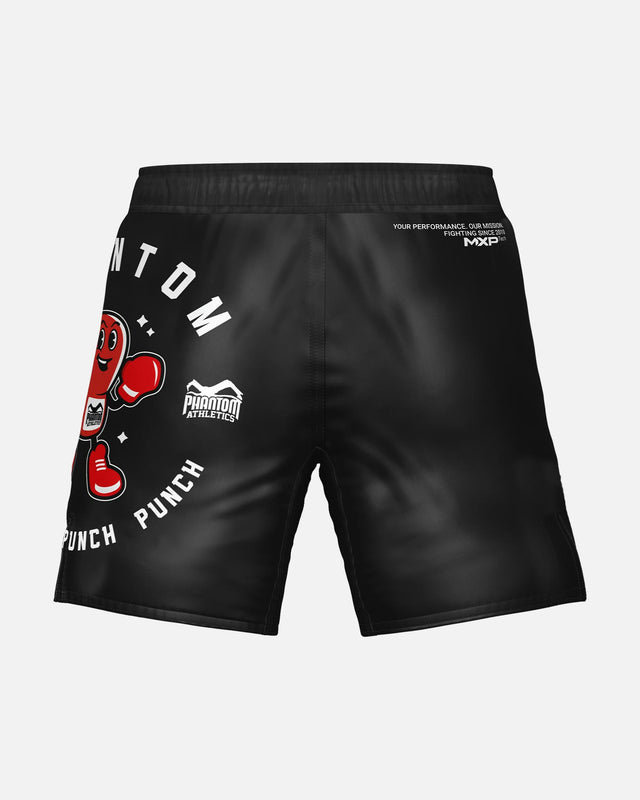 Pantalones de MMA Phantom Athletics EVO Punchy – Negro/Rojo