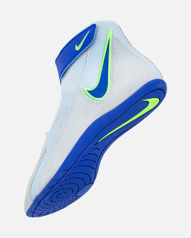 Botas de lucha Nike Speedsweep VIII – Gris/Azul/Neón