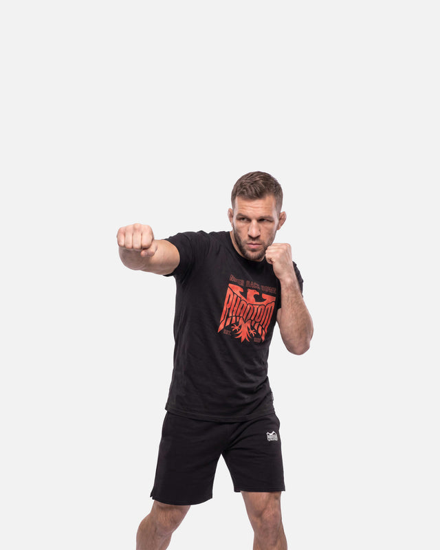 Phantom Athletics T-shirt Germany Never Back Down – Svart/Röd