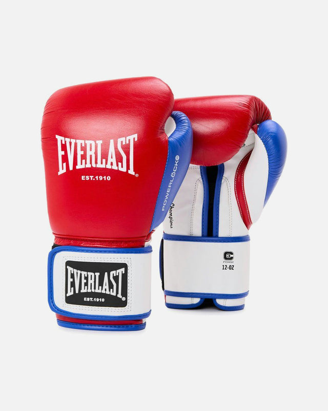 Gants de boxe Everlast Powerlock OG – Rouge/Blanc