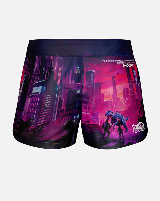 Phantom Athletics MMA-shorts FUSION-R Cyber-X – Lilla/Blå