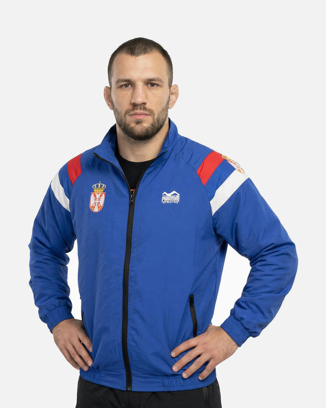 Phantom Athletics Træningsjas DMC Team Serbia - Blå/Rød/Hvid