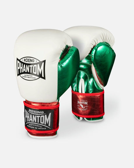 Phantom Athletics Boxhandschuhe Mexico – Weiß/Grün/Rot