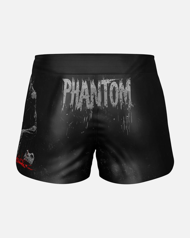 Calções de MMA Phantom Athletics Fusion-R Nightmare – Preto/Vermelho