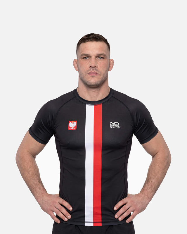 Rashguard Phantom Athletics Team Poland – Nero/Rosso/Bianco
