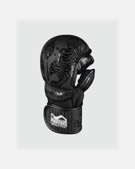 MMA rukavice Phantom Athletics Sparring Muay Thai – Černé