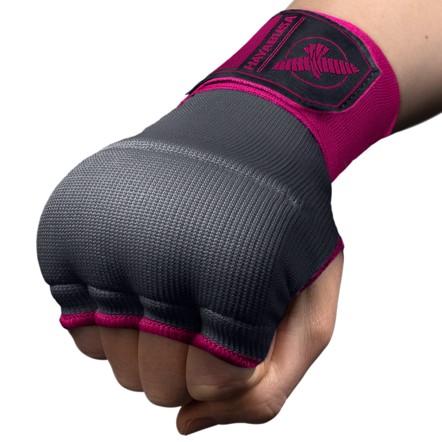 Hayabusa Innenhandschuhe Quick Gel – Grau/Rosa