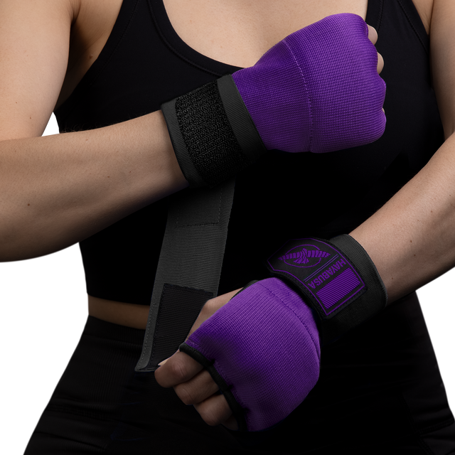 Hayabusa Innerhandskar Quick Gel – Lila/Svart