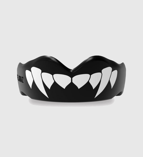 Safejawz Extro Dracula Mouthguard – Black/White