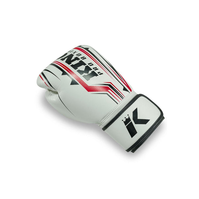 Guantes de boxeo King Pro Boxing BG Spartan – Blanco/Negro/Rojo
