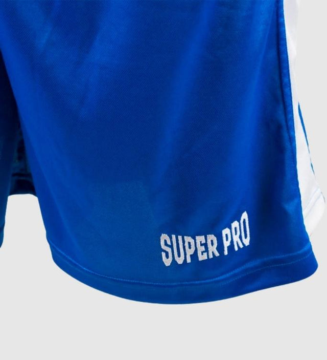 Super Pro Bokseshorts Club - Blå/Hvid - Shorts
