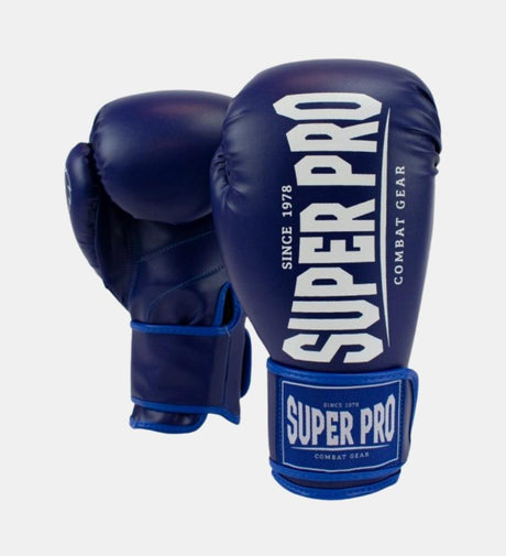 Luvas de boxe Super Pro Champ – Azul/Branco – Luvas de boxe