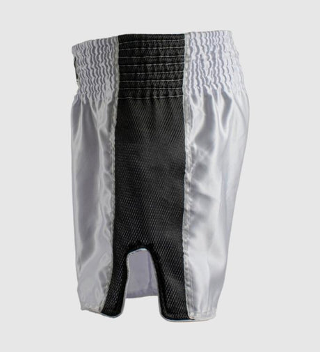 Calções de kickboxing Super Pro Brave – Branco/Preto