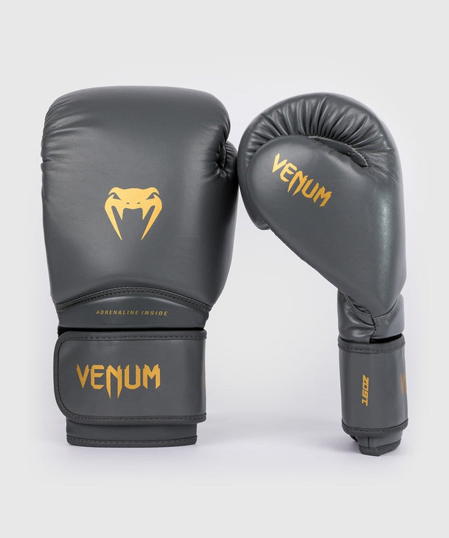 Luvas de boxe Venum Contender 1.5 – Cinzento/Ouro