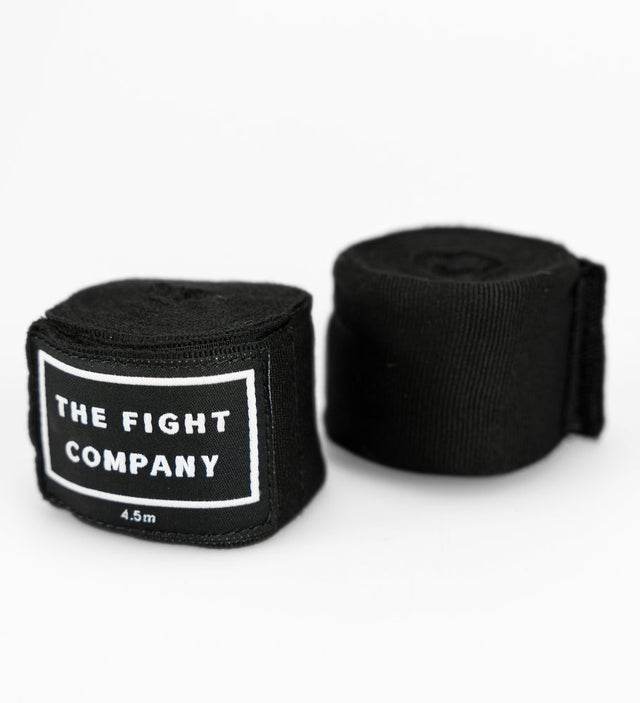 Bandaje de box TFC Premium – Negru/Alb