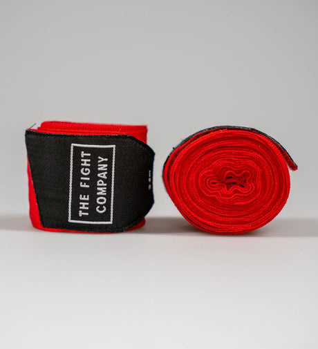 Ligaduras de boxe TFC - Elite - Vermelho / 250 cm - Ligaduras de boxe
