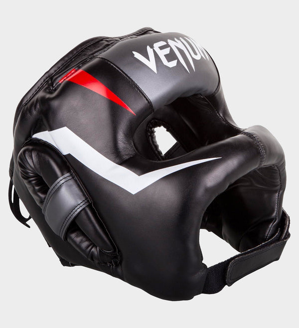 Chránič hlavy Venum Elite Iron – Černá/Červená/Bílá