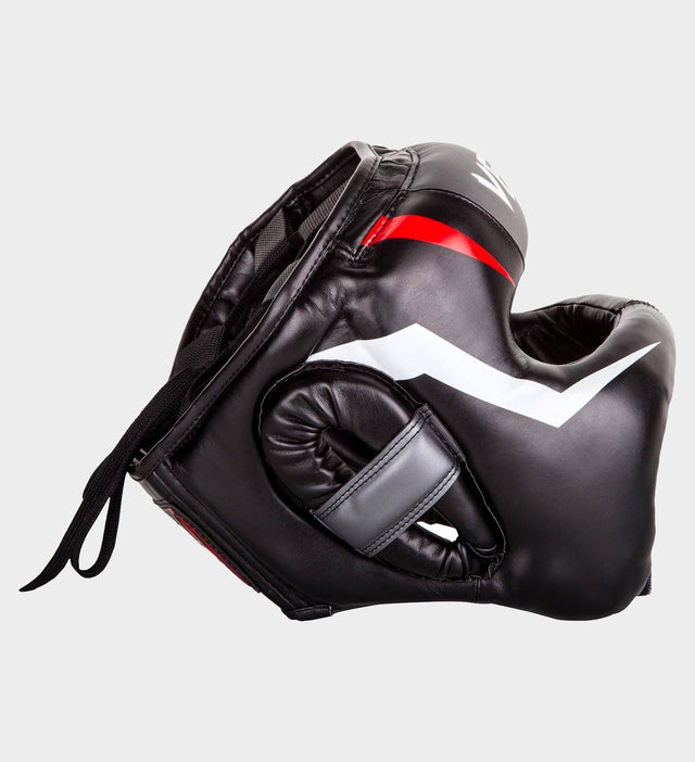 Casque de boxe Venum Elite Iron – Noir/Rouge/Blanc – Casques de boxe