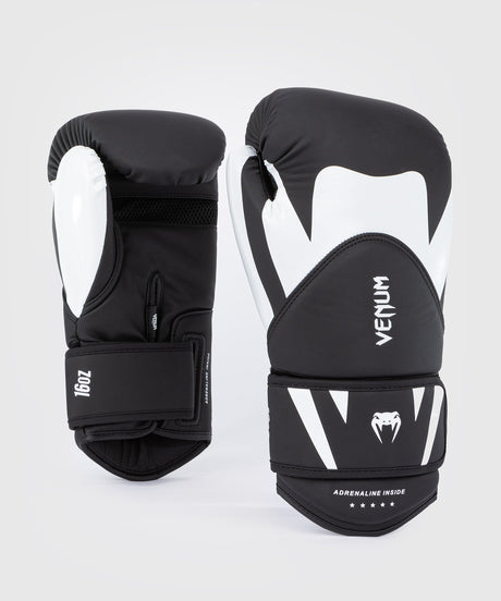 Boxerské rukavice Venum Challenger 4.0 – Černé/Bílé – Boxerské rukavice