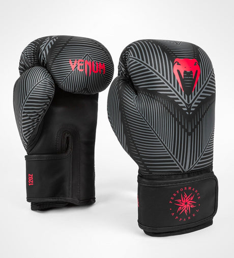 Luvas de boxe Venum Phantom – Preto/Cinzento/Vermelho – Luvas de boxe