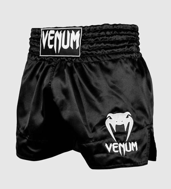 Pantaloni scurți Kickboxing Venum Classic – Negru/Alb