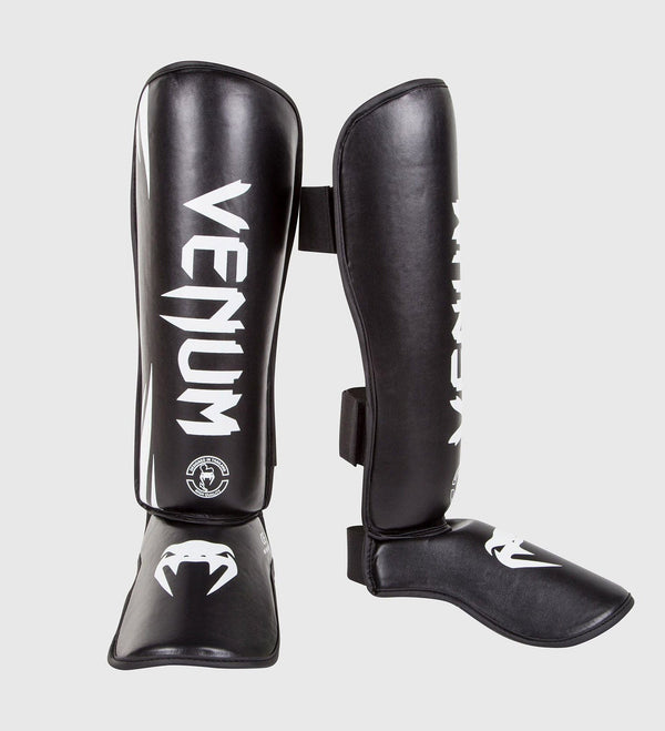 Venum Skinnebensbeskyttere Kickboxing Challenger – Sort/Hvid