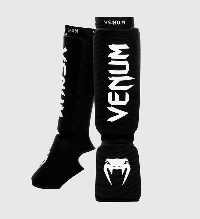 Venum Kickboks Benskydd Kontact - Svart/Vit - Benskydd