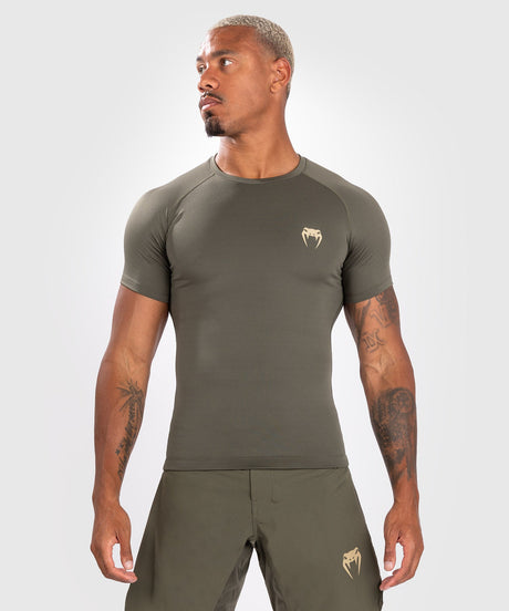 Rashguard Venum Contender Maniche Corte - Verde Kaki - Rashguard