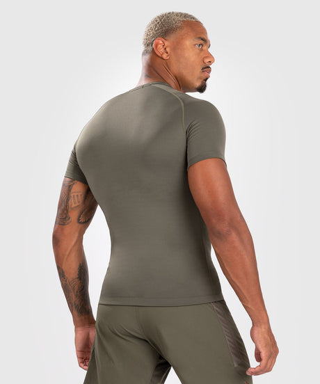 Rashguard Venum Contender Maniche Corte - Verde Kaki - Rashguard