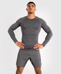 Rashguard Venum Contender Długie Rękawy – Szary/Niebieski – Rashguard