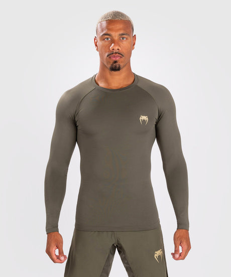Rashguard Venum Contender Mâneci Lungi – Kaki Verde – Rashguard